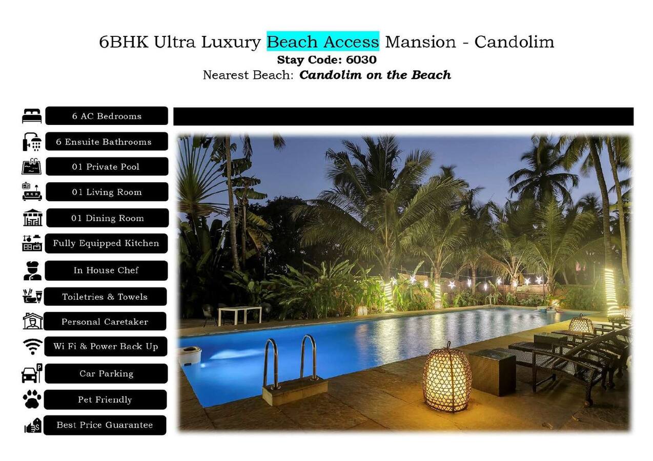 Ultra Luxury Beachfront 6 BHK Mansion photo 1